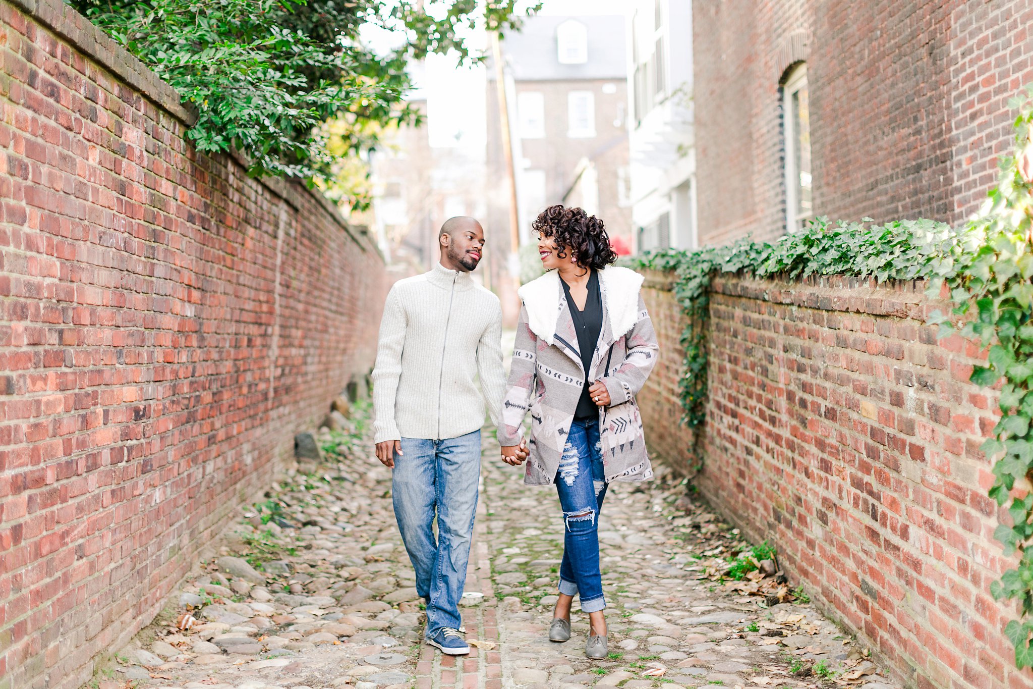 Old Town Alexandria Engagement Photos Northern Virginia Wedding Photographer Megan Kelsey Photography