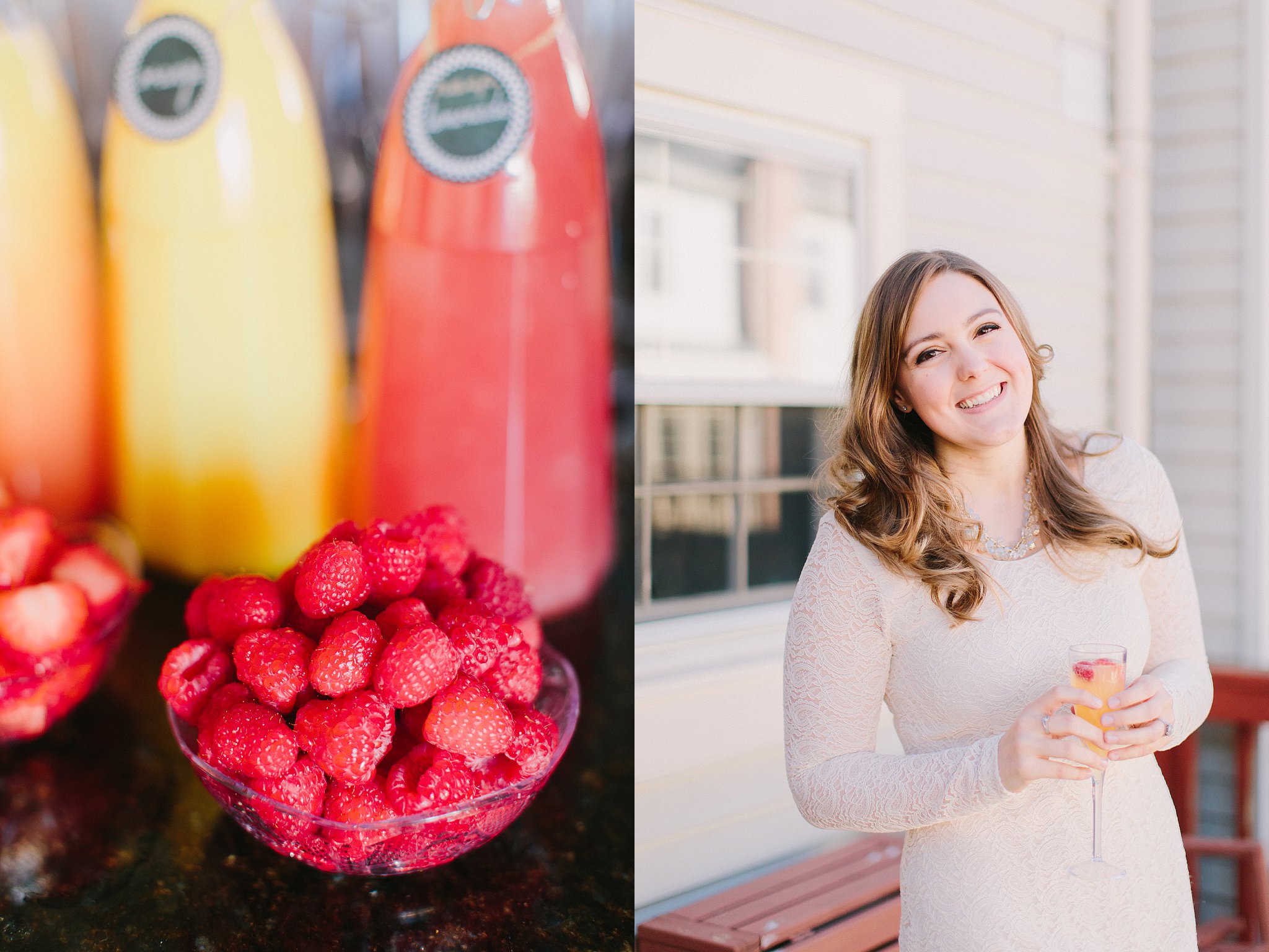 Pink and gold bridal shower brunch photos