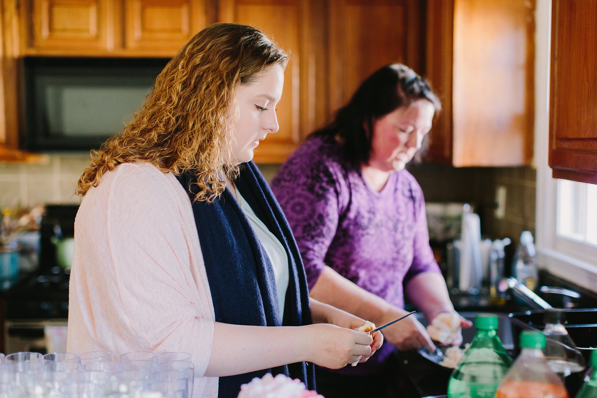 Pink and gold bridal shower brunch photos