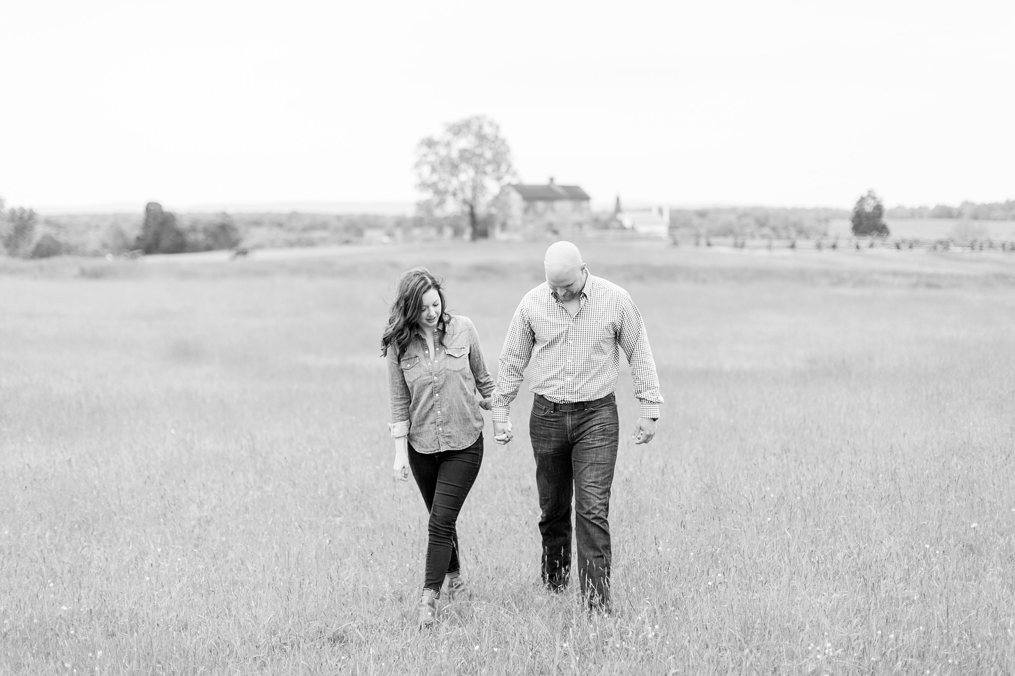 Old Town Manassas Battlefield Engagement Photos Virginia Wedding Photographer Jessica & Jason-149.jpg