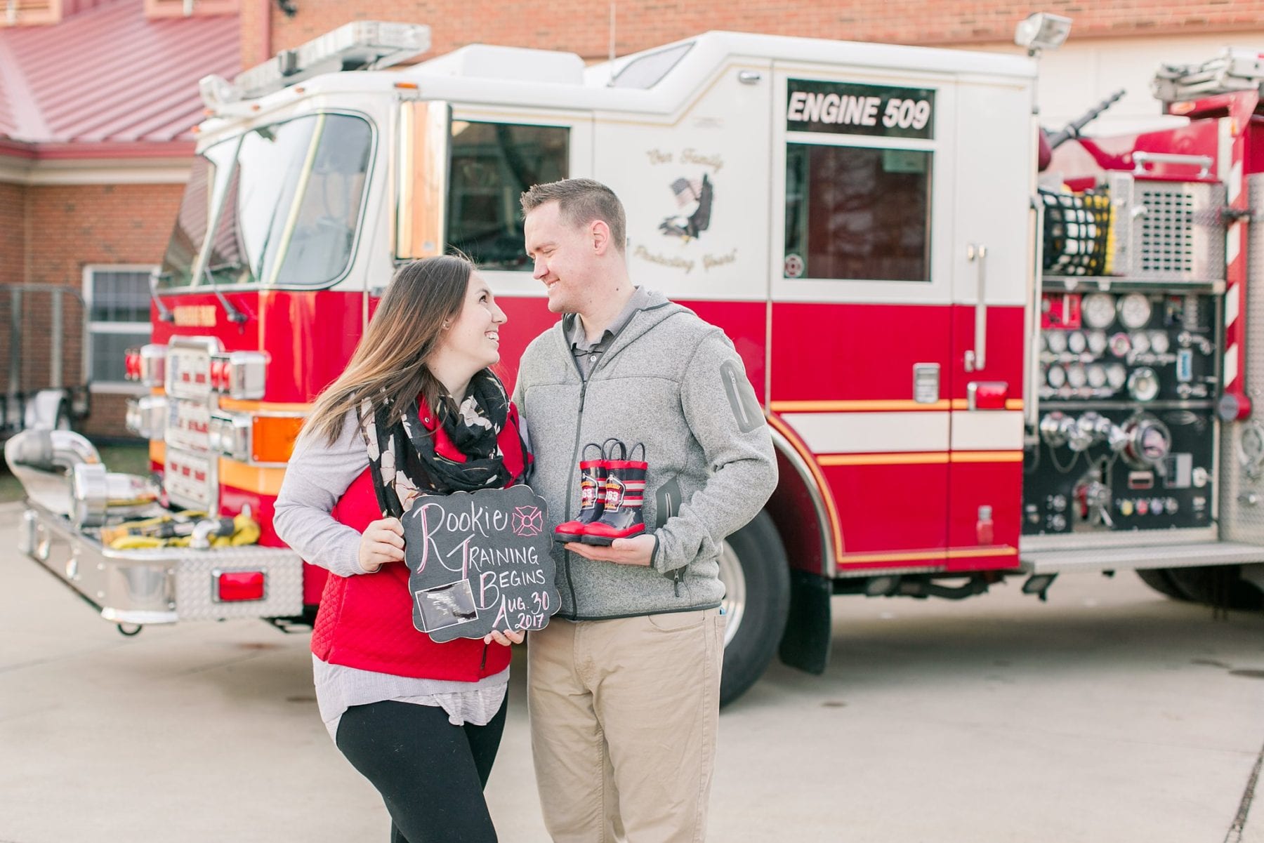 Firefighter Baby Announcement Virginia Photographer Megan Kelsey Photography Jeromy & Becky-80.jpg