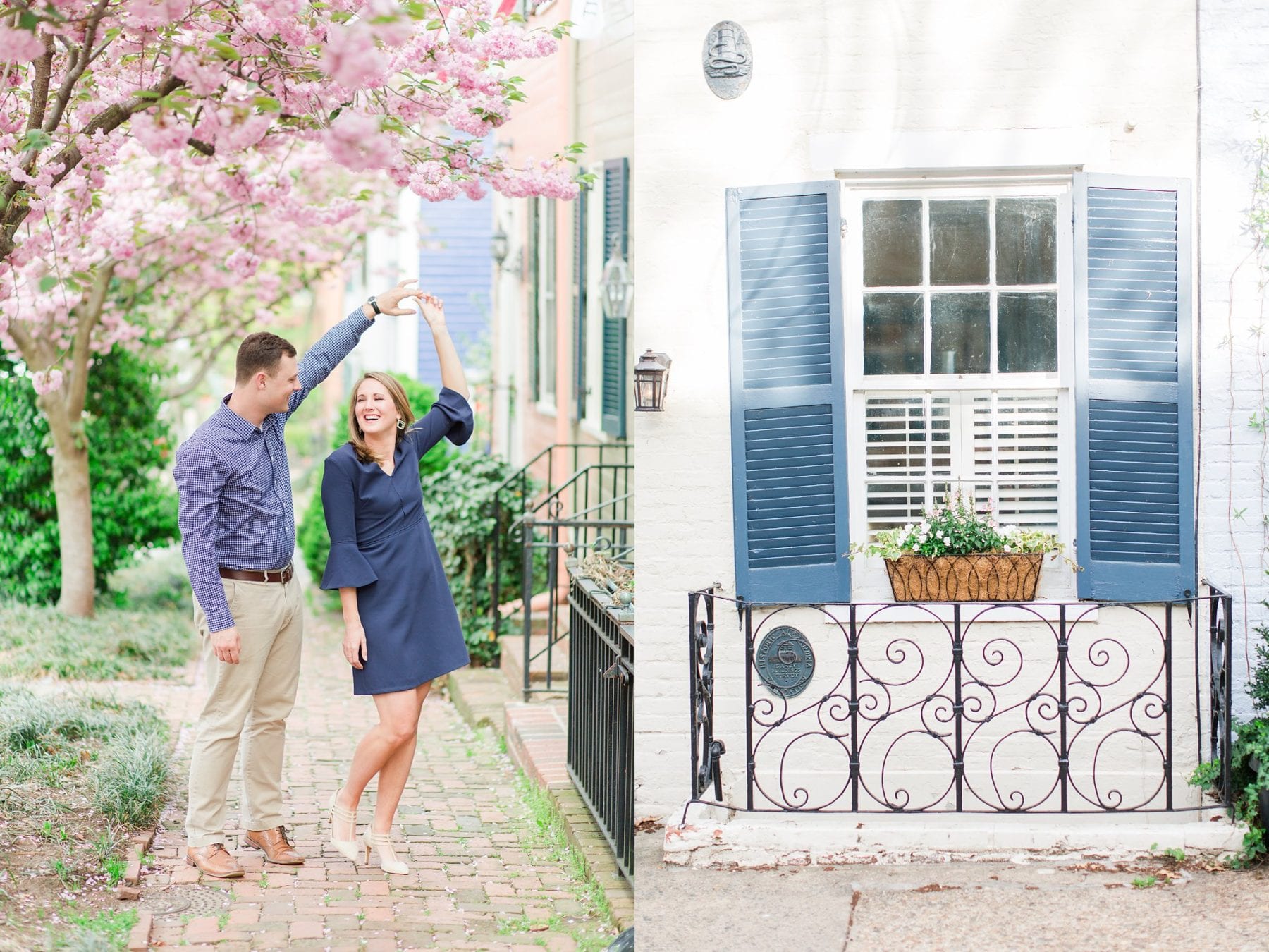 Springtime Old Town Alexandria Engagement Session Matt & Maxie Megan Kelsey Photography-54.jpg