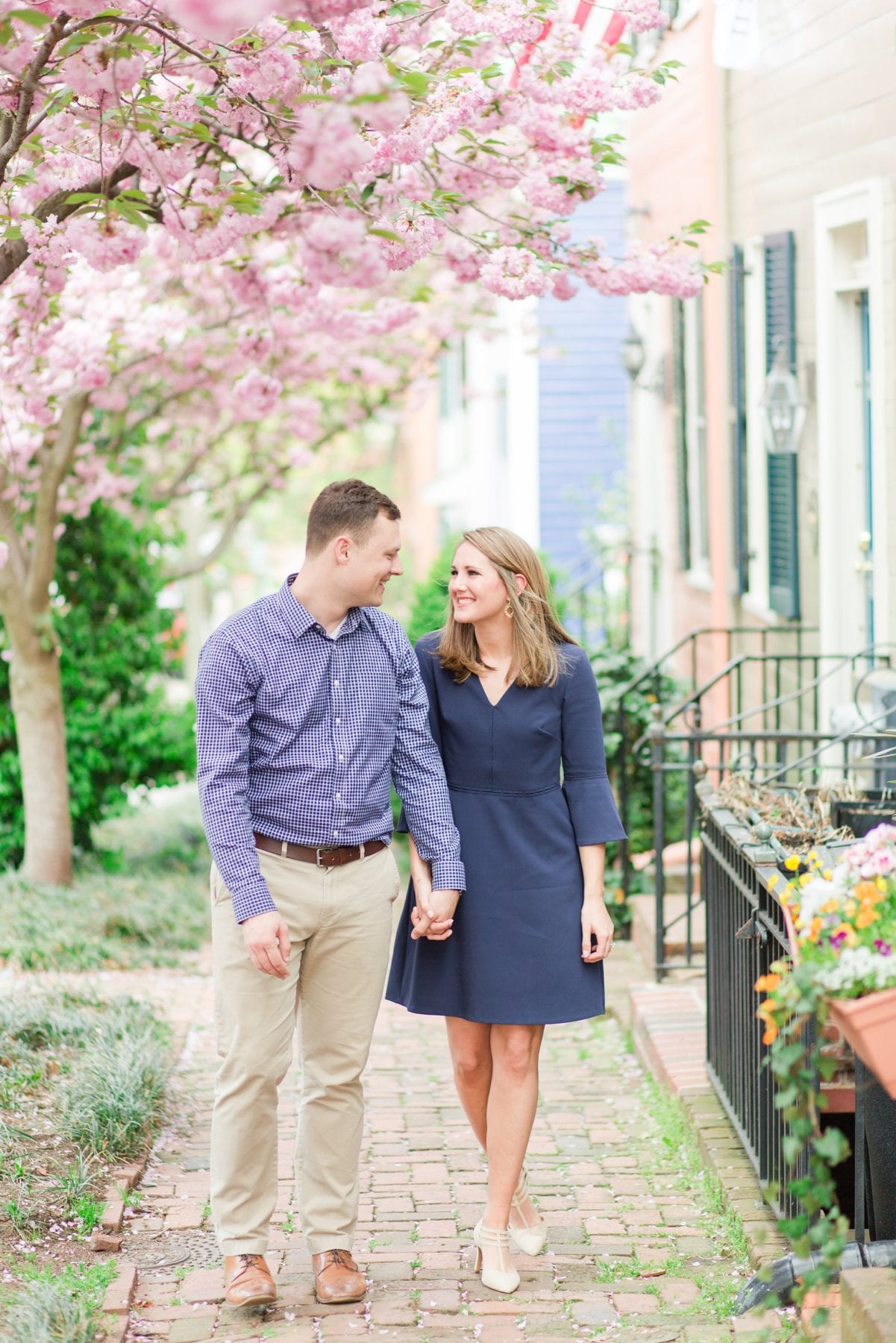 Springtime Old Town Alexandria Engagement Session Matt & Maxie Megan Kelsey Photography-57.jpg