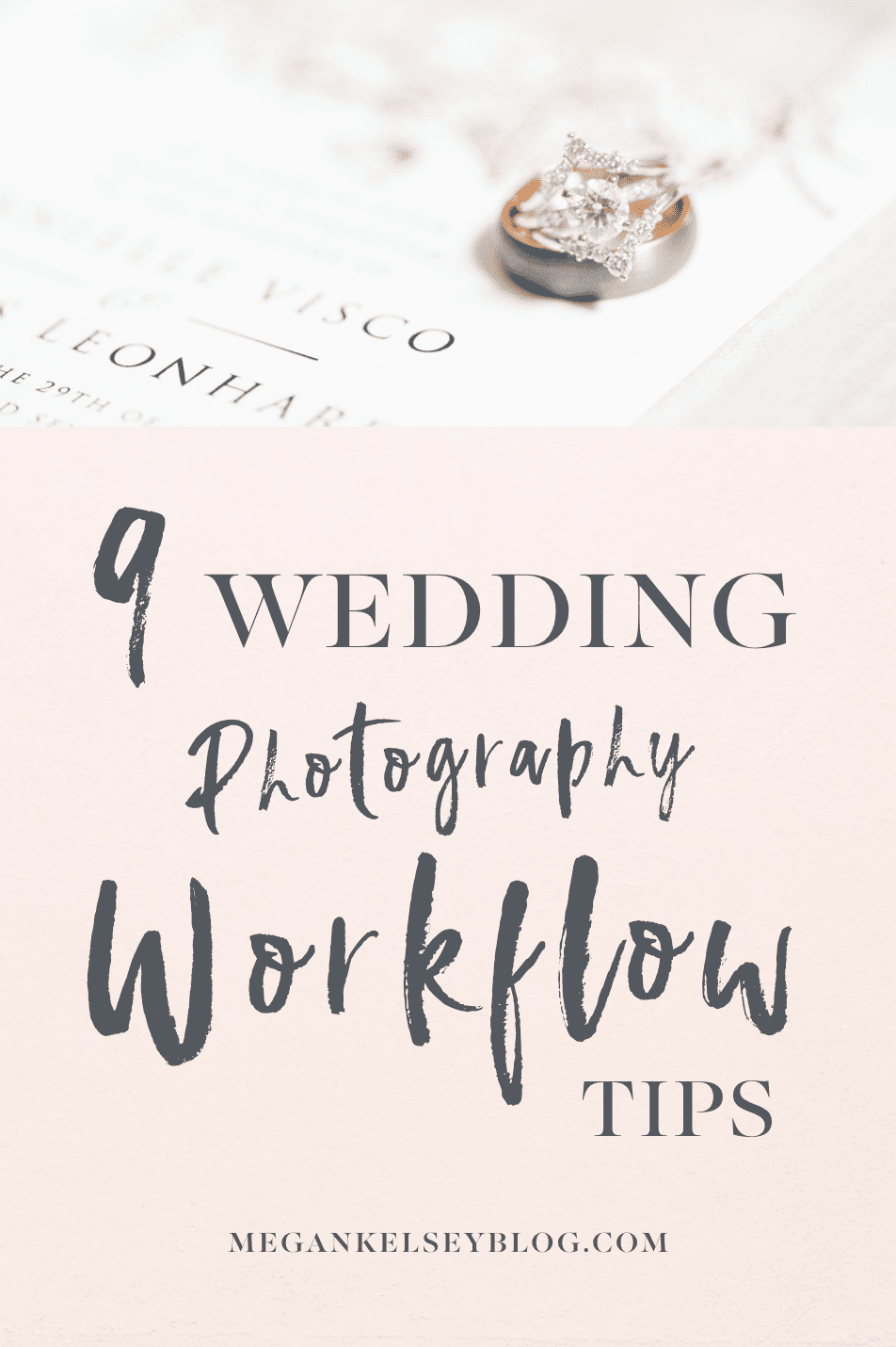 Wedding Photography Workflow Tips