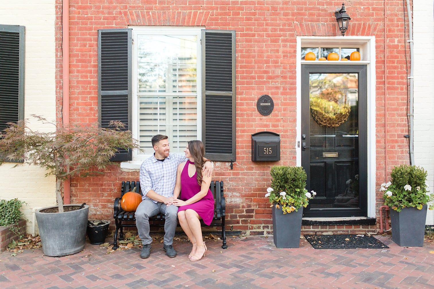 Fall Old Town Alexandria Engagement Photos Megan Kelsey Photography Virginia Wed-0012.jpg