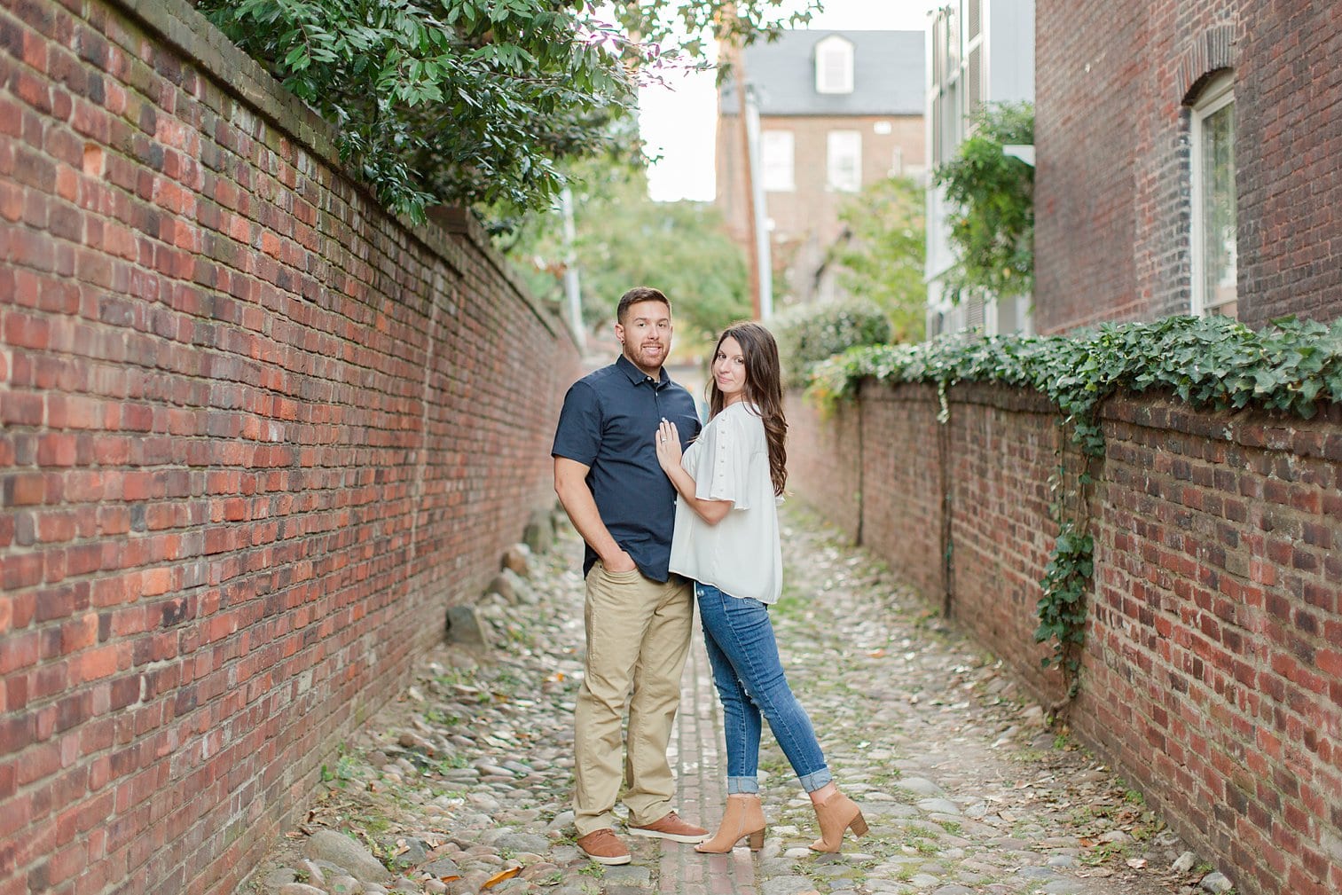 Fall Old Town Alexandria Engagement Photos Megan Kelsey Photography Virginia Wed-0046.jpg