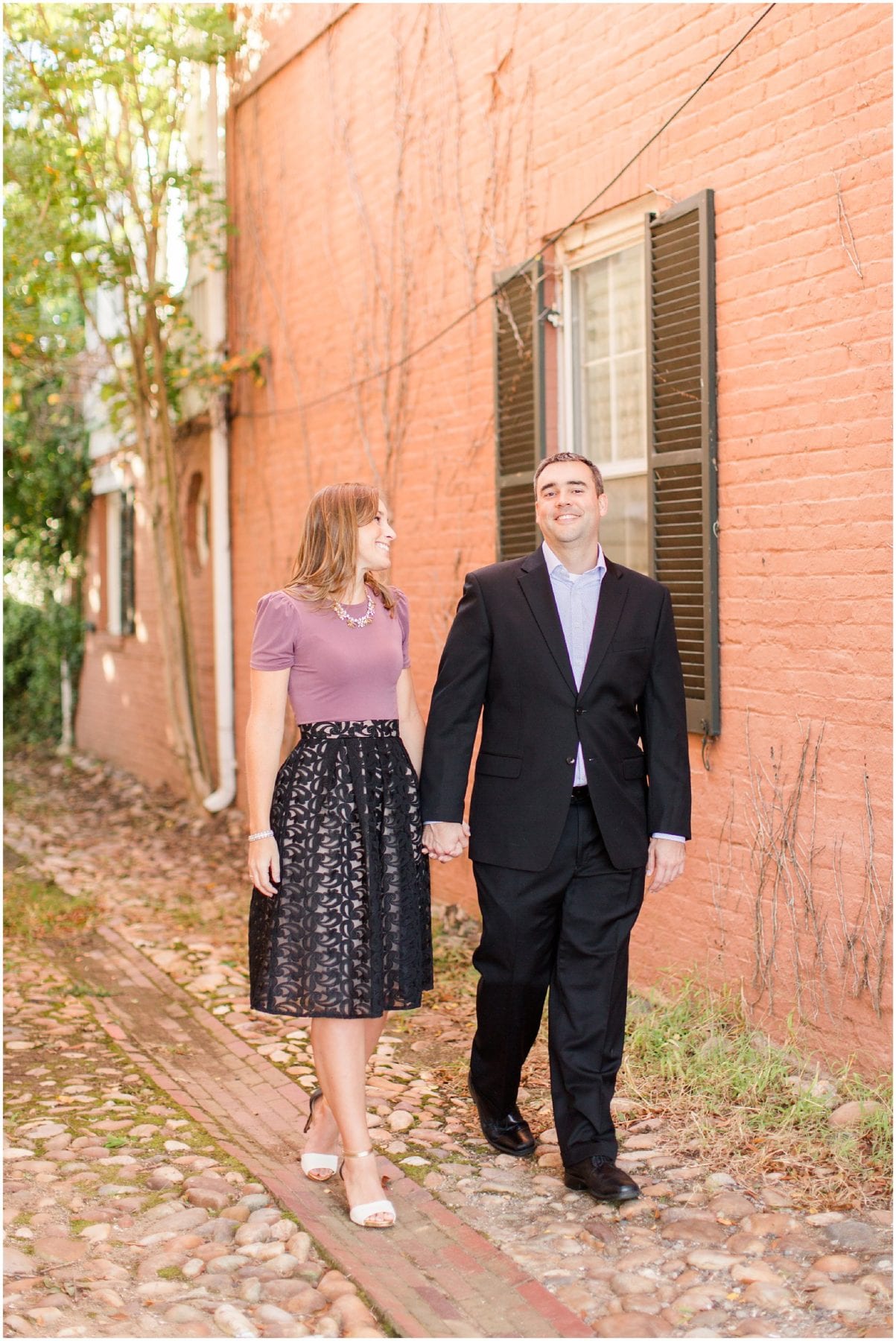 Classic Old Town Alexandria Engagement Session-129.jpg