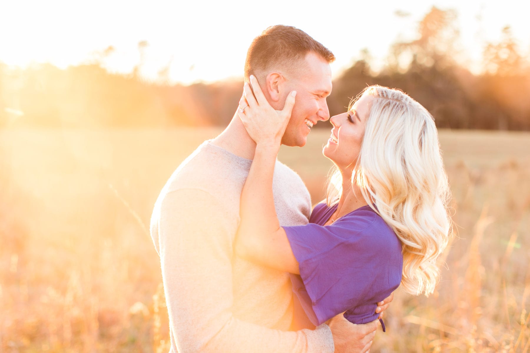 Romantic Manassas Battlefield Engagement Photos