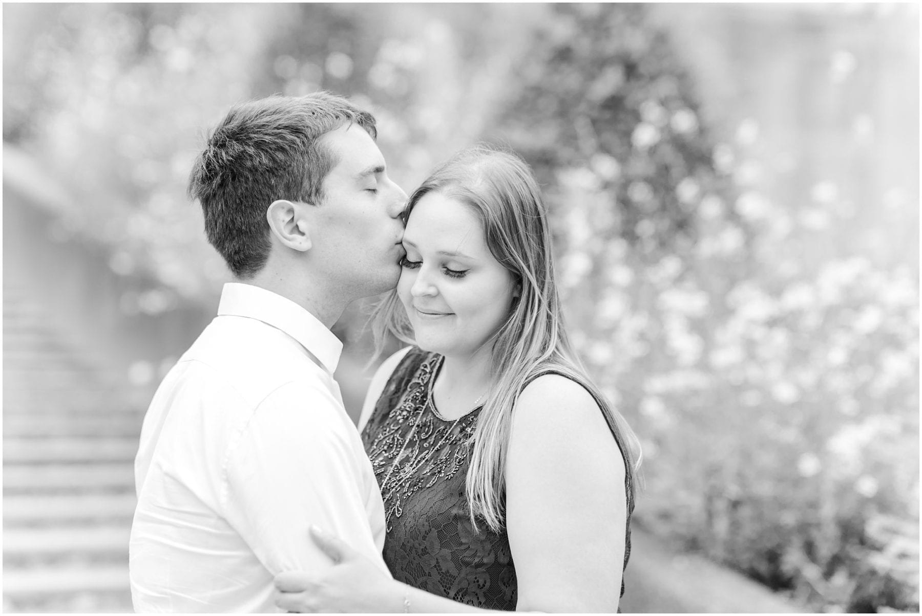 Paris Engagement Photos Trocadero Gardens France Wedding Photographer