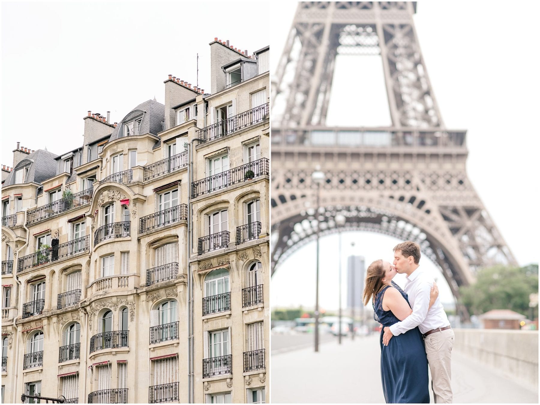 Paris Engagement Photos Trocadero Gardens France Wedding Photographer