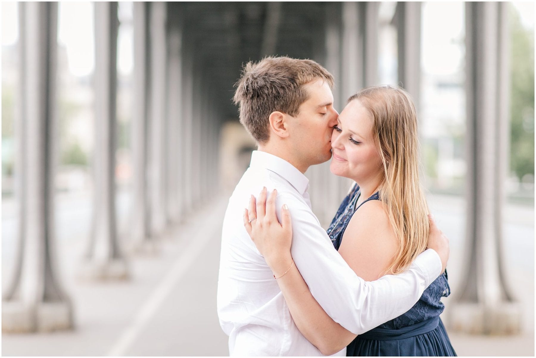 Paris Engagement Photos Trocadero Gardens France Wedding Photographer