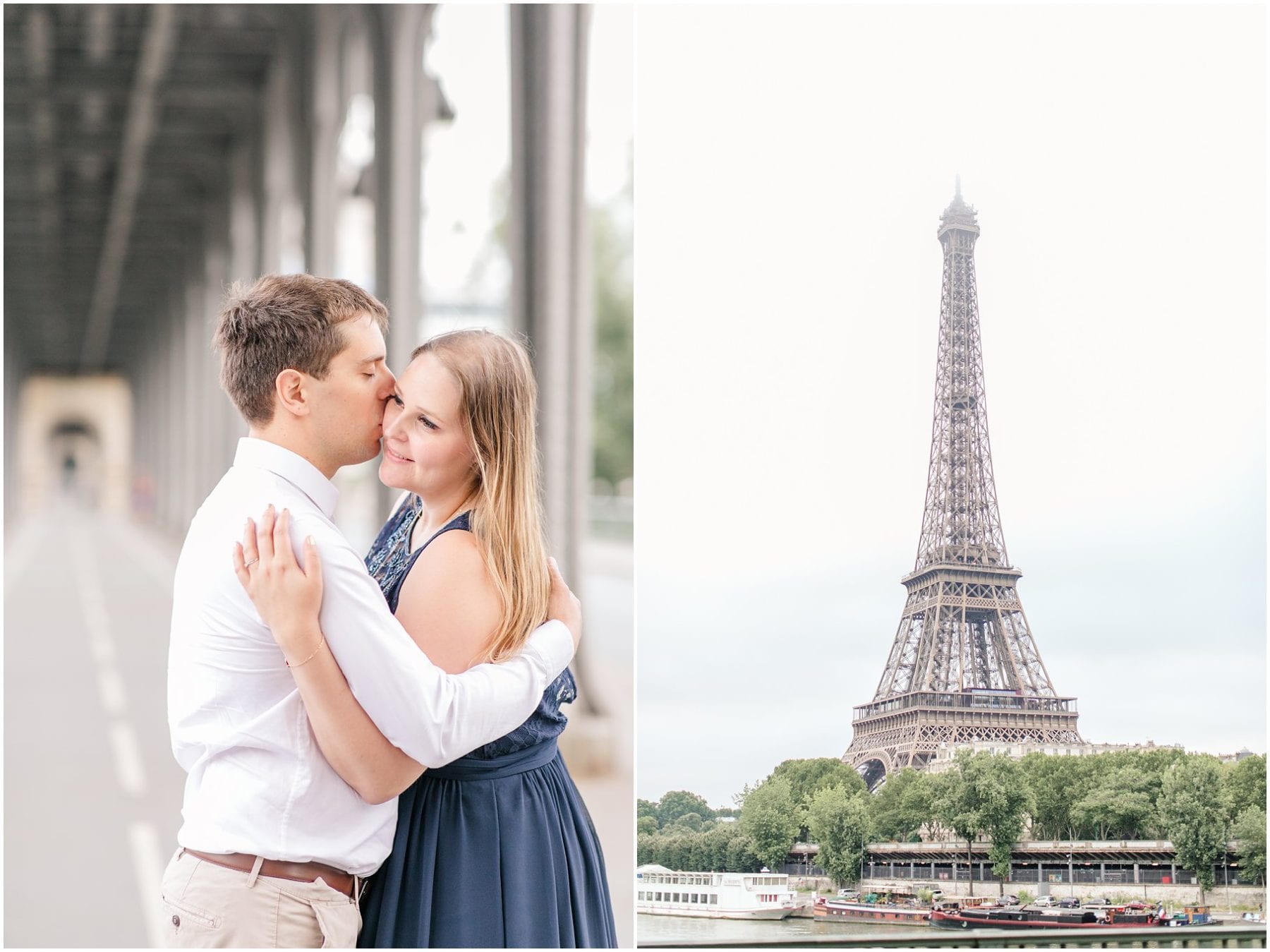 Paris Engagement Photos Trocadero Gardens France Wedding Photographer