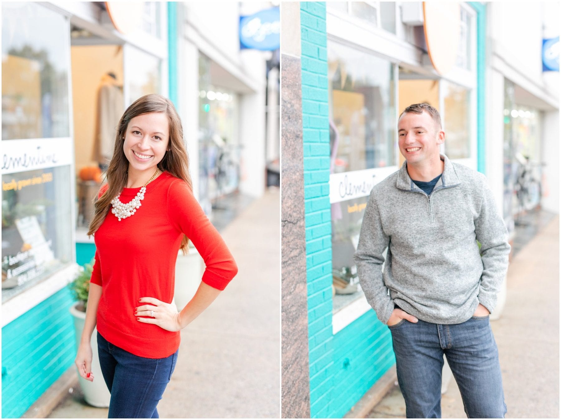 Rainy Downtown Richmond Engagement Photos Jefferon Quirk Hotel