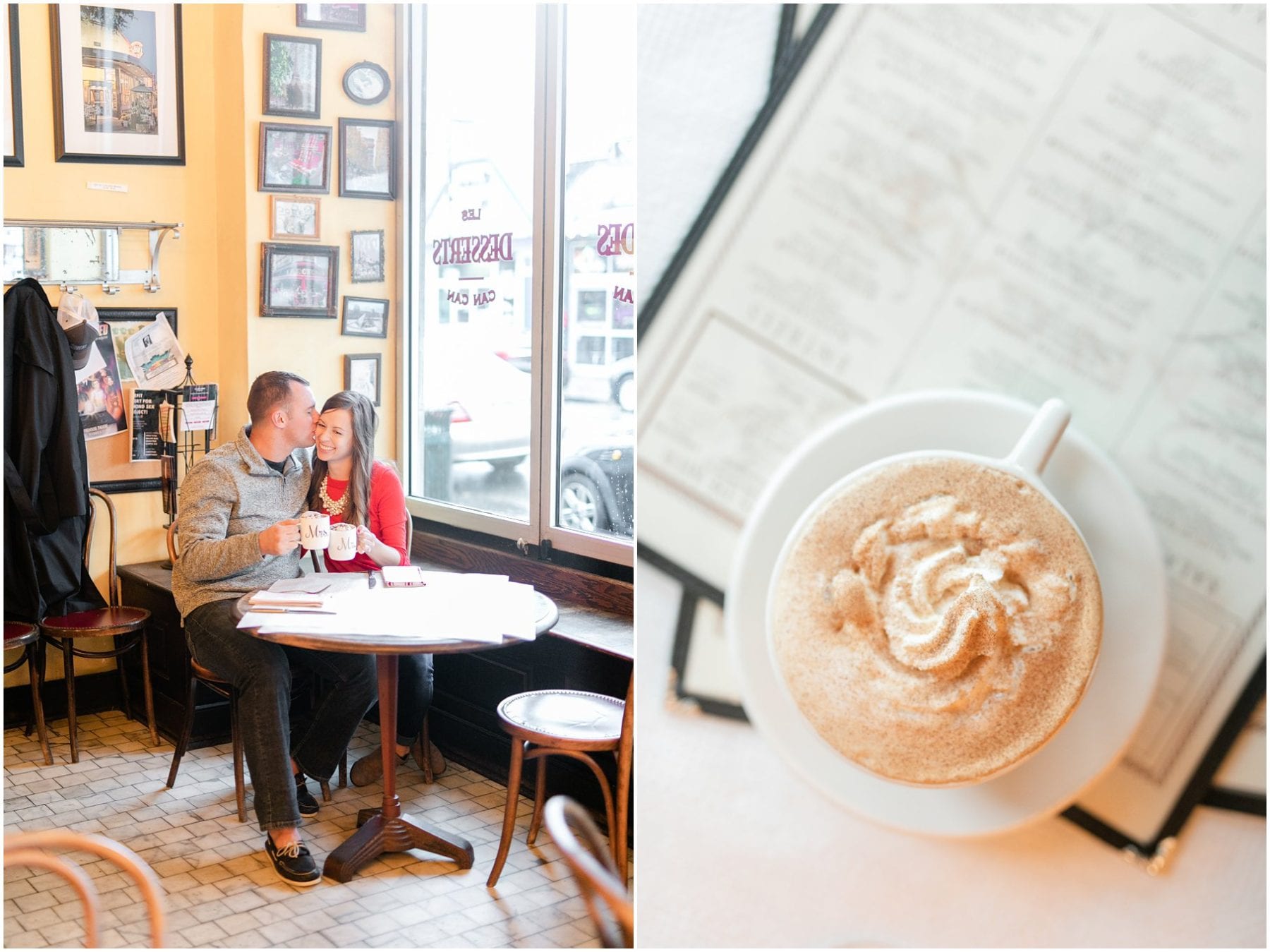 Rainy Downtown Richmond Engagement Photos Jefferon Quirk Hotel